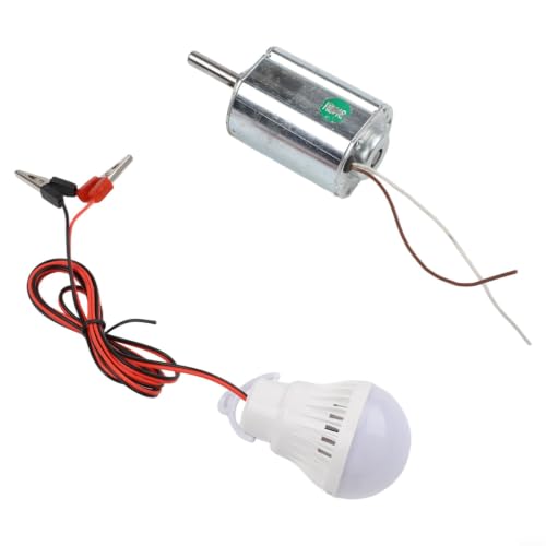 Hand Crank and Wind for turbine Generator Kit, 12V for Science - size: Set 1