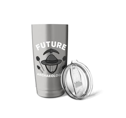 Cool Archaeology For Men Women Kids Archaeologist Students Stainless Steel Insulated Tumbler - color: Brushed Steel