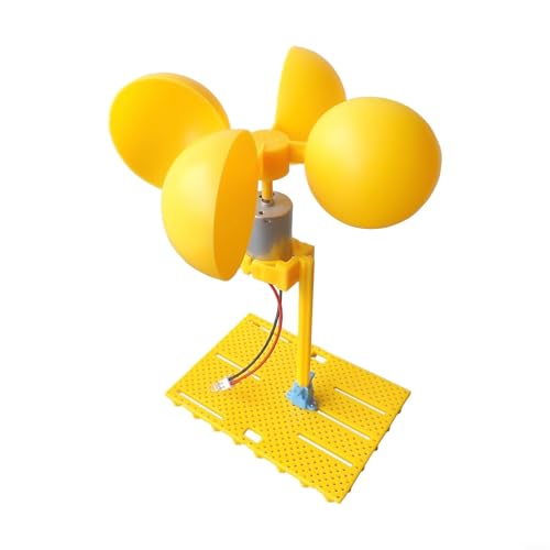 Wind Turbine Generator Kit With Brushless DC Motor And Tail For DIY Wind Power Learning, Educational Science Project ABS And Mental
