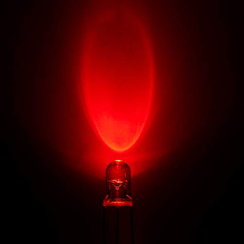 CHANZON 100 pcs 5mm Red & Blue LED Diode Lights Common Cathode - color: F) Red & Blue (Cc) (100pcs)