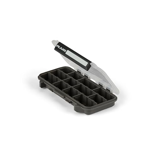 Plano StowAway 3500 Stow Tackle Box, with Corrosion-Preventive Rustricor, Single Latch Design, Transparent DuraView Lid, Stackable Storage for Fishing Bait, Lures and Gear (Pack of 6) - size: 3500 (Pack of 6), style: New Model