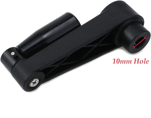 4.1-Inch Length Foldable Crank Handle for Industrial Machine Tools - style: HD-10mm/1 Pcs