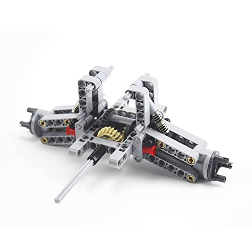 Technical Car Parts Toy Off-Road Rear Suspension System Compatible with All Major Brands Building Block Technical Parts Kit DIY Accessories (78Pcs)