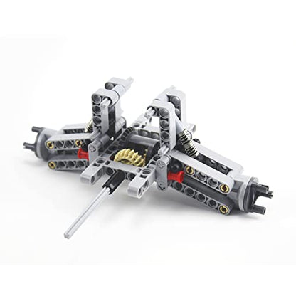 Technical Car Parts Toy Off-Road Rear Suspension System Compatible with All Major Brands Building Block Technical Parts Kit DIY Accessories (78Pcs)