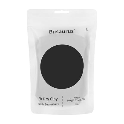 100g Black Air Dry Foam Clay for Kids & Adults - color: Black