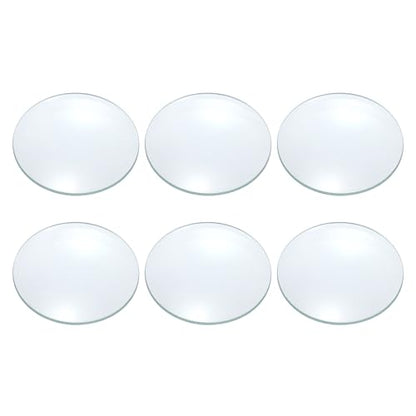PATIKIL Concave Lens, 70mm Focal Length 42mm (1.7") Diameter Round Glass Magnifying Telescope Lens Trial Set Ground Edge for Lab Physics Class Optics Scientific Experiments, Cyan, 6Pcs - size: 1.7inch