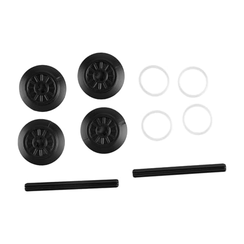 Pull Back Motor for Building Blocks Cars, 4 Pack, with Train Wheel and Axle, MOC Brick DIY Educational Toy Accessory