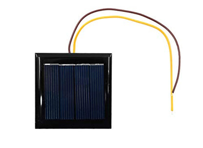 EISCO Solar Cell with Wires, 2 Inch - Volt DC, 130mA Polycrystalline for Educational Purposes- Eisco Labs