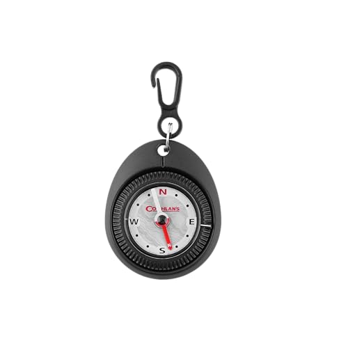 Coghlan's Compass – for Hiking, Camping, Survival & Orienteering – Map, Deluxe Map, Lensatic, Liquid-Filled, Pocket, Wrist, Trail, Carabiner, Pin-On & LED Navigation Tools - size: Trail Compass – 7.87"