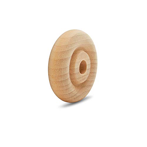 Classic Mini Wooden Wheels, Great for Crafts Too, 1-1/4 Inch Diameter, 3/8 Inch Thick, 1/4 Inch Hole, Pack of 50, by Woodpeckers - color: Pack of 50, size: 1-1/4 inch, 3/8 inch thick