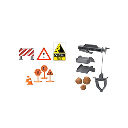 CAT Construction Toys, Store N Go Playset - Tin Travel Case Transforms into Multi-Level Worksite, Includes 2 Little Machines Vehicles & 10 + Accessories, Portable STEM Toy for Kids Ages 3 + - style: Store N Go Playset
