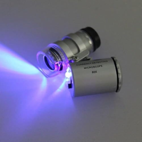 High Accuracy Professional Diamond Tester Pen, Jewelry Diamond Tester with 60X Mini LED Magnifying&40X Full Metal Illuminated Jewelry Loop Magnifier,Diamond Selector for Novice and Expert