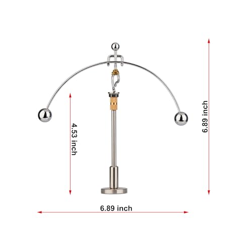 Sunnytech Steel Physics Toy Kinetic Art Balance Toy Balancing Decompressive Science Psychology Home Office Toy for Desk Decor Golden Pants Hercules WJ149 - style: WJ149