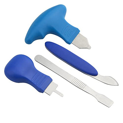 4Pack Model Separator Model Part Opener Basic Tool Set for Building Splitting Car Model Airplane Model (Blue) - color: Blue