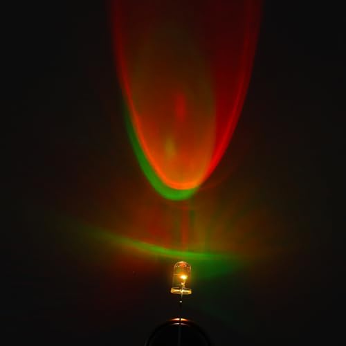 EBOOT 100 Pcs Clear Light Emitting Diodes Bulbs LED Lamp,5mm,Multicolor 01 - color: Rgb Multicolor Slow Blinking
