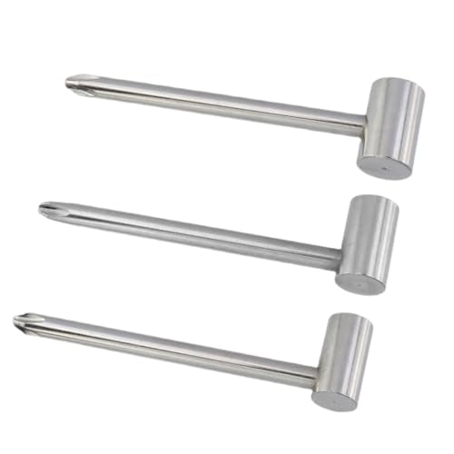 Sliver Guitar Truss Rod Guitar Neck Box Repair Wrench Accessory Repair Tool, Inner Dia 6mm & 7mm & 8mm, Sleeve Length 19mm - color: Silver, size: 6mm, 7mm, 8mm; 19mm Sleeve Length