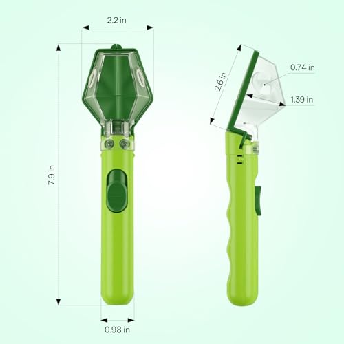Kiditos Bug Catcher Kit for Kids Ages 3-8, One-Click Insect Catcher