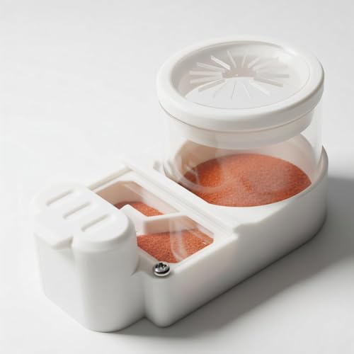 Mini Flat Ant Nest – Acrylic 3D Printed Gypsum Habitat, Formicarium with Dry/Wet Separation, No Assembly Required, Beginner-Friendly, Includes Tool Kit
