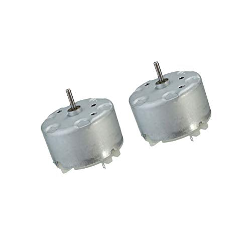 2PCS DC3.0V-12.0V Electric Micro Motor6V-3700RPM Toy Science Project 500TB-14415 Small dc Motor (14415) - size: 14415
