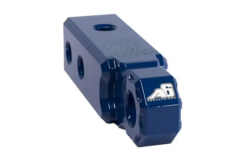 Agency 6 Recovery Hitch Shackle Block Kit 2" Receiver Block - Blue - color: Blue