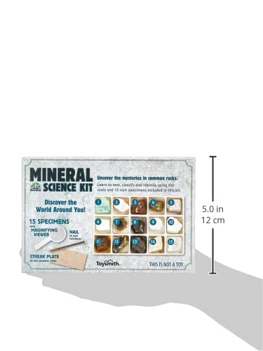 STEM Toy Mineral Science Kit Geology Rock Specimen for Young Geologists - style: Toy Mineral Science Kit