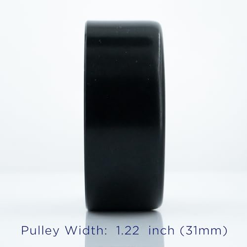 Belt Idler Pulley, 89052 Belt Tensioner Pulley for Select Chevrolet, Cadillac, Buick, Hummer, GMC Models. 36101 Automotive Replacement Idler Pulley Kit by KeeRoarin - size: 89052 - GM