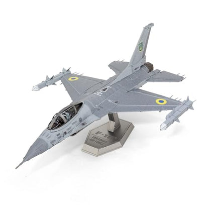 Metal Earth F-16 Fighting Falcon Ukrainian Air Force 3D Metal Model Kit Fascinations