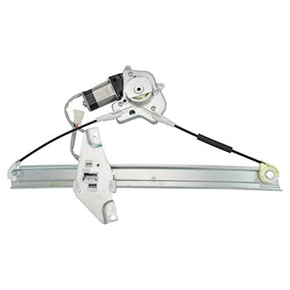 TRQ Front Driver Side Power Window Motor and Regulator Assembly Power - style: WRA51136