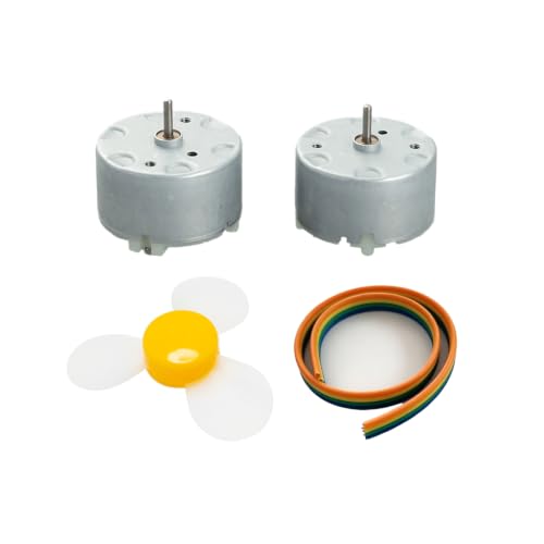 Gikfun 2-Pack High Torque 500 DC Motor for DIY Fan & DIY STEM Kits