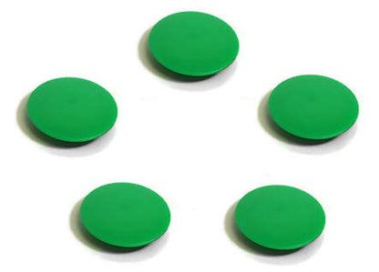 High Powered Magnets for Glass Dry-Erase Boards, Set of 5 Green - color: Green