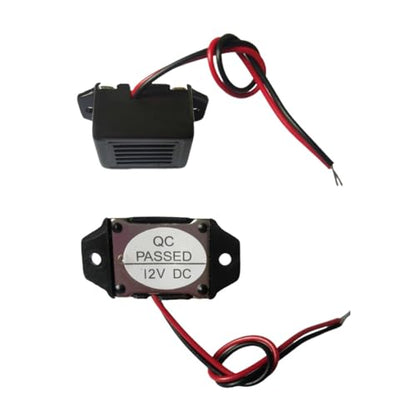 Mini Buzzers with Leads - 12V 400Hz Morse Code Mechanical Electronic Components,6Pcs Electronic Buzzer