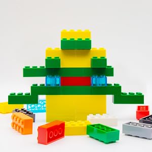 500 Piece Tan Bricks Bulk, Tan 2x4 Building Bricks Flat, Compatible with Lego Parts and Pieces - color: 2x4 Brick Tan