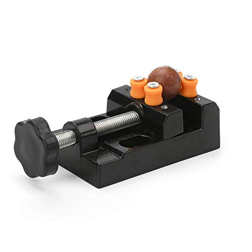 Yakamoz Mini Bench Vise Clamp, 0-2 Inch Clamping Range Cast Aluminum Holder