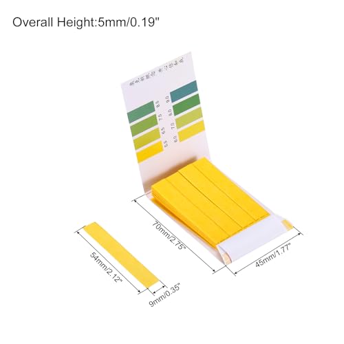 PATIKIL PH Test Strips 5.5-9.0, 4 Pack 320 Indicator Papers Litmus Tester for Water Food Soil Alkaline Acid Testing - style: PH 5.5-9.0