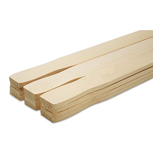 21 Inch Paint Sticks, Box of 250 Hardwood Paint Stirrers, Wood Mixing Paddles for Epoxy or Resin, Garden or Library Markers by Woodpeckers - size: 21 inch