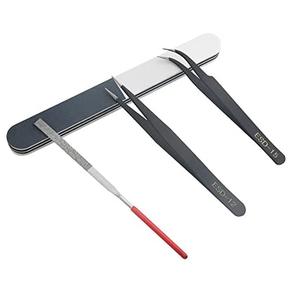 Professional 8 PCS Model Tools Kit Modeler Basic Tools Craft Set Hobby Building Tools Kit for Gundam Car Model Building Repairing and Fixing(A) - size: Small