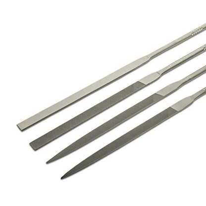Crescent Nicholson 12 Piece Needle File Set with Handles | 37392 - size: 5-1/2", style: 0 Cut