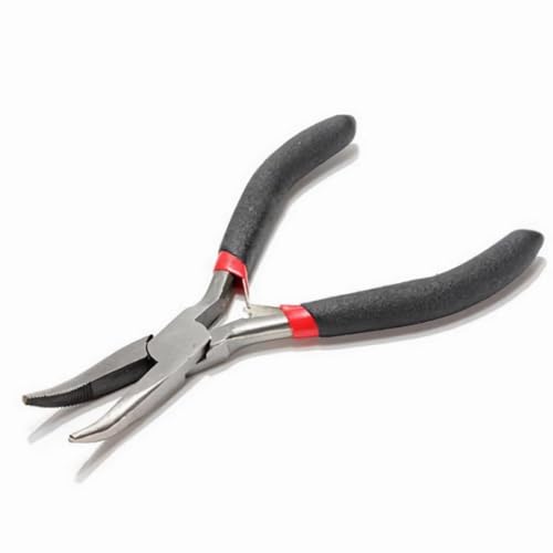 Professional Jewelry Pliers Set 5-Piece Mini Pliers Kit for Wire Wrapping DIY Crafts Ergonomic Jewelry Making Tools with Nylon Jaw Precision Crafting Supplies for Beginners & Experts