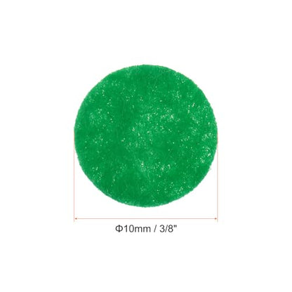 HARFINGTON 200pcs Round Felt Circles, 10mm 3/8" Pre Cut Felt Craft Pads Non-Woven Mini Felt Fabric Circles for DIY Sewing Handcraft Cut Projects Craft Finishing, Green - color: Green, size: 10mm
