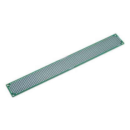 Double Sided LF HASL Perf Board, PCB Board, Electronic Circuit Board for DIY Prototype Circuit, FR4, Plated Through Hole Solder Prototype Board, ST-PERF-1-8 (1" x 8") - style: 1" x 8"