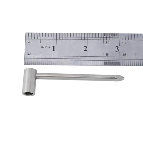 Sliver Guitar Truss Rod Guitar Neck Box Repair Wrench Accessory Repair Tool, Inner Dia 6mm & 7mm & 8mm, Sleeve Length 19mm - color: Silver, size: 6mm, 7mm, 8mm; 19mm Sleeve Length