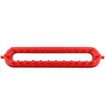 JCBIZ Rectangle Knitting Looms Plastic Weaving Looms Set Scarf Hats DIY Crocheting Handmade Craft Kit with a Crochet Hook and Needle for Knitting Lovers, 26 cm (Red) - size: Medium