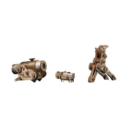 DIY Wooden Tactical Accessories Scope，Aiming Indicator ，Stand for Wooden Revolver Set of Three (Kit Version) - style: Accessories