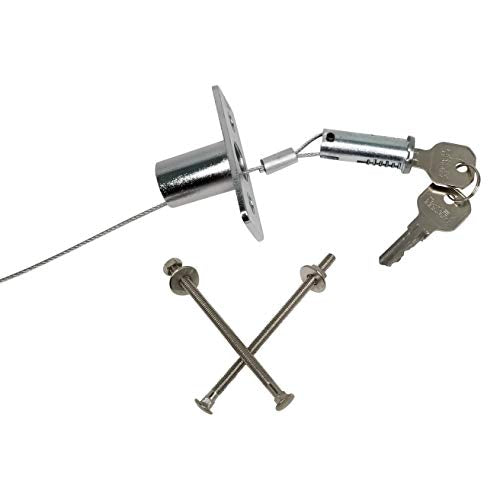 Universal Garage Door Emergency Release Lock Cable, Garage Door Opener Quick Release Lock Disconnect Key Lock