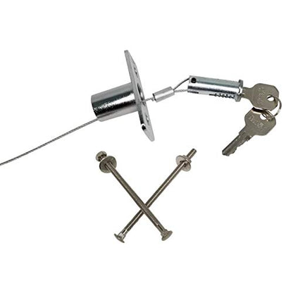 Universal Garage Door Emergency Release Lock Cable, Garage Door Opener Quick Release Lock Disconnect Key Lock