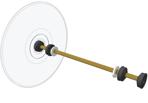 CD/DVD Wheel Inserts (100 Pack) for Mousetrap Car/Rubber Band STEM Projects
