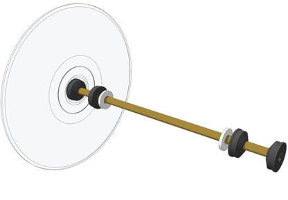CD/DVD Wheel Inserts (100 Pack) for Mousetrap Car/Rubber Band STEM Projects