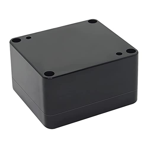 LeMotech Electrical Box ABS Plastic Project Box IP65 Waterproof Junction Box Project Case Universal Enclosure for Electronics Black 2.48x 2.28x 1.37 inch(63x58x35mm)(Pack of 2) - color: Black (2 packs), size: 2.48" x 2.28" x 1.37"