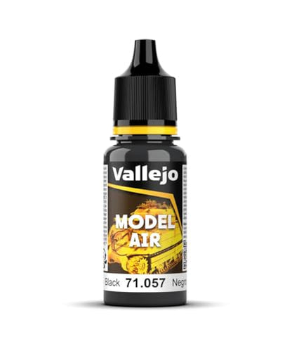 Vallejo Black Paint, 17ml - color: Black, size: 0.57 Fl Oz (Pack of 1)