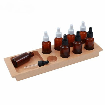 Montessori Kids Taste Tasting Bottle Sensory Educational Toys Sensorial Early Childhood Education Preschool Training Taste Bottle Smell Bottle Sensory Teaching Aids
